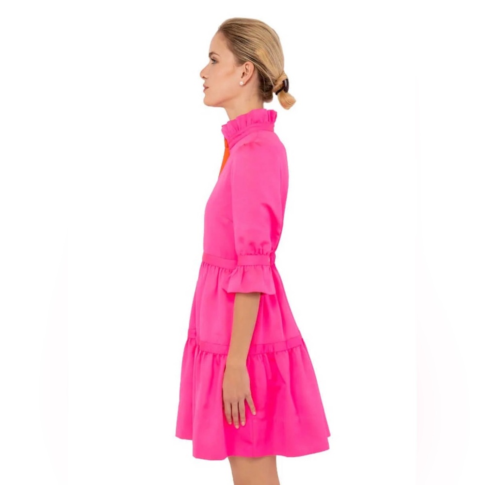 Gretchen Scott Designs hot pink dress 16-18